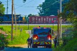 HERZOG Train Passes a Fire Scene